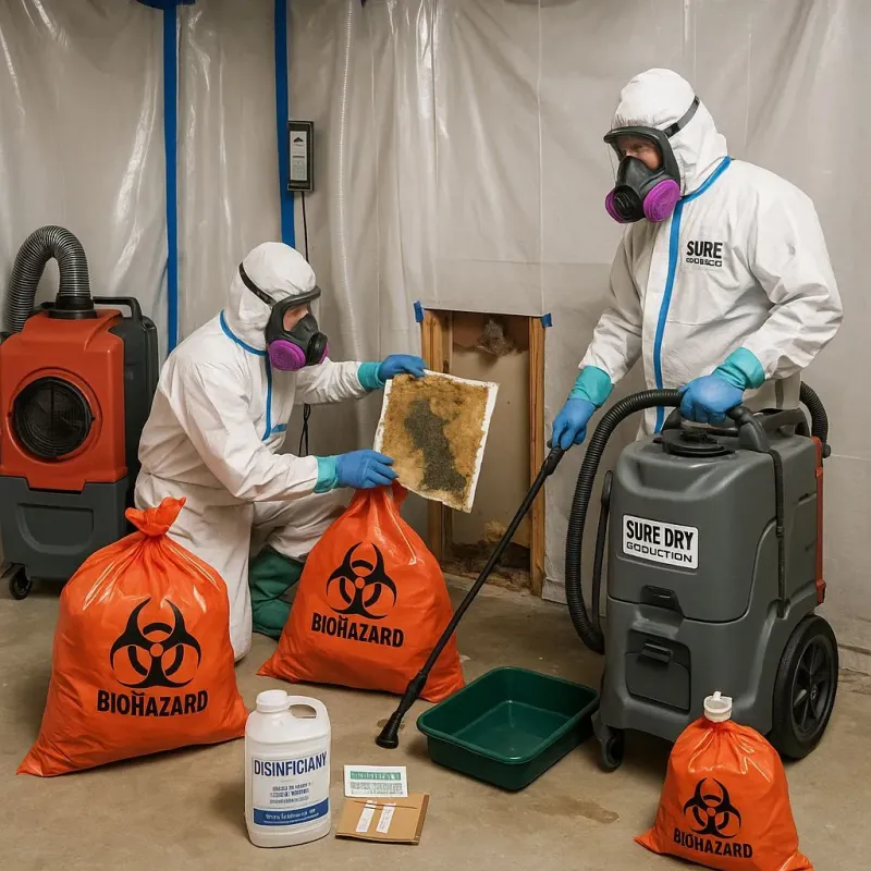 Contaminated Water Handling Protocols process in Johnson, VT